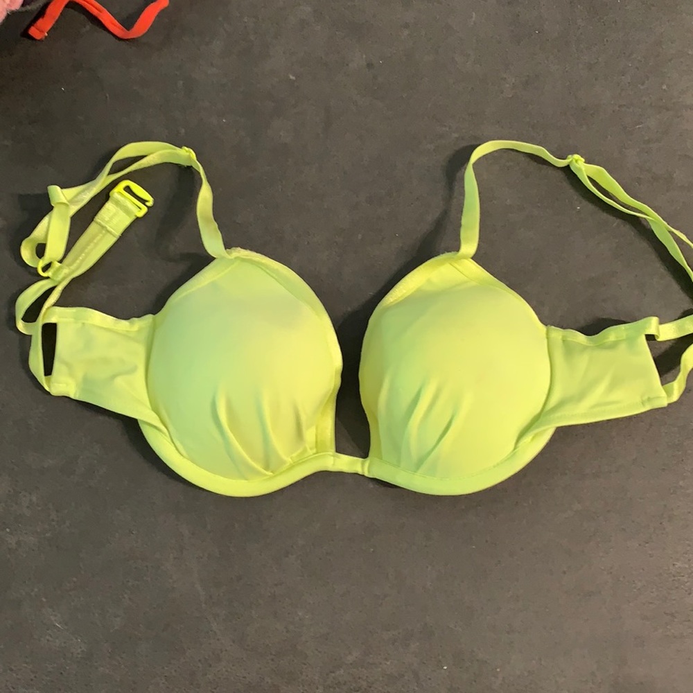 Neon Yellow Victoria Secret Bikini Top